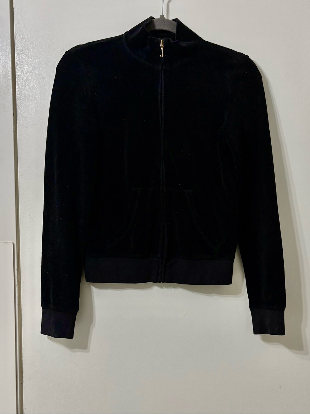 Juicy Couture Women's Zip-Front Velvet Jacket